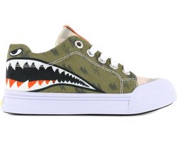 Sneakers | Jongens | SHARK PRINT | Canvas | Go Banana's | Maat 22