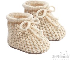 Soft Touch Babyslofjes New Born 0-3 Maanden Unisex Coffee S401-COF Verzonden als afbeelding met vooorgevormde inleg (pakket!)