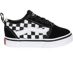 VANS TD Ward Slip-On (CHECKERED) BLACK/TRUE WH -Maat 25