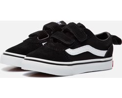 Vans TD Ward V Sneakers - (Suede/Canvas)Black/White - Maat 23.5