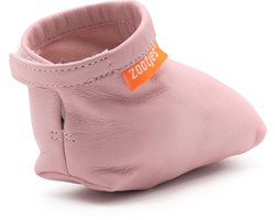 Zootjes - babyslofjes - soft pink - bio leer