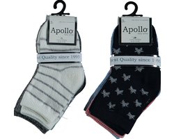 Apollo - Sokken - Glitter - Multi - Color - Maat 92-98 - (1-2 years)