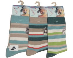 Baby - kinder sokjes farm - 21/23 - unisex - 90% katoen - naadloos - 12 PAAR - chaussettes socks