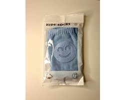 Baby Kniebeschermers - Kruipen - Smiley - Blauw - Baby knie pads - Unisex - 1 paar - love gifts