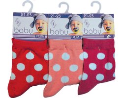 Baby sokjes - maat 21/23 - 12 paar - met Anti-slip         chaussettes socks