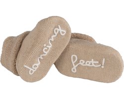 BamBam - Socks "Dancing feet" - beige - sokjes