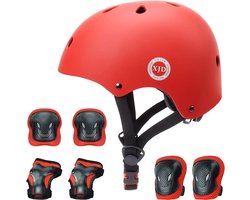 Beschermingsset voor kinderen, beschermers, inlineskates, kniebeschermerset met helm voor inlineskates, skateboard, fiets, rolschaatsen,