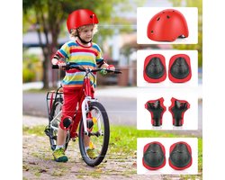 Beschermingsset voor kinderen, elleboogbeschermer, polsbeschermer (kniebeschermers, voor skateboarden, rolschaatsen, fietsen, sport