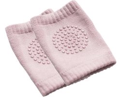 Duopack Baby Kinder Kniebeschermers / 2 Paar / Beschermers Kruip Knie / Tegen Schaafwonden Blauwe Plekken / Unisex / Roze