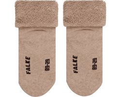 FALKE Baby Bear knuffelzacht pluche katoen babysokjes meisjes jongens beige - Maat 50-56