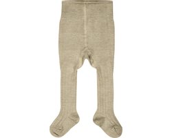 FALKE Cosy Rib knuffelig zacht duurzaam katoen kasjmier baby maillot meisjes jongens beige - Maat 62-68