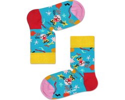 Happy Socks Kids - Pink Panter - Blauw Roze - Unisex - Maat 0-12 maanden - Maat 31-21