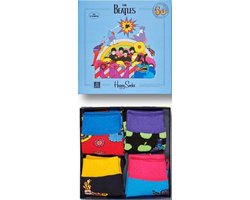 Happy Socks Kids The Beatles Limited Edition - 4-Pack Gift Box - Maat 13-21