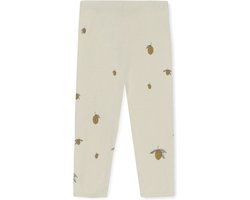 Konges Sløjd Lemon Leggings - Legging van Biologisch Katoen met Citroen Print - Leggings en unitards - Lemon Maat 3M / 2-4 mnd