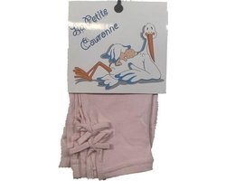 La Petite Couronne Legging Met Split En Strikjes Meisjes Roze Maat 56/62