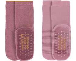 Lässig Anti-slip sokjes 2 paar assorted rosewood/rose, Maat 19-22