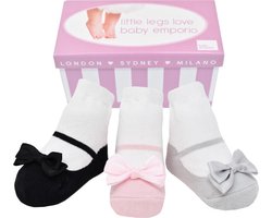 Little Pretties Sokken Baby Giftbox 3P - 0-12 maanden