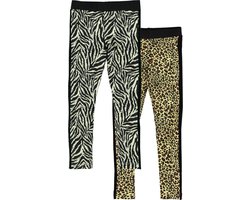 O'Chill -  leggings - 2 stuks - Riley Zebra - Rosie Panter - Maat 92