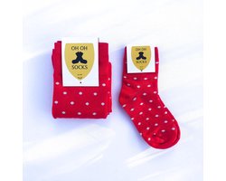 Oh Oh Socks - Rockin' Red - Junior & Senior