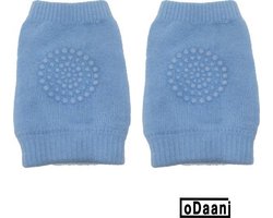 Set van 2 baby kniebeschermers - Licht Blauw - Baby kniepads - Unisex - One size - oDaani