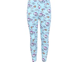 Turquoise meisjes legging HELLO KITTY lang