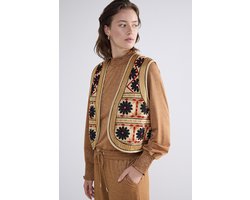 9s127-12121 Gilet Embroidered