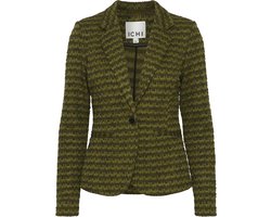 Ichi Blazer Ihkate Mosley Bl 20121785 203709 Mayfly Stripe Jacquard Dames Maat - XS