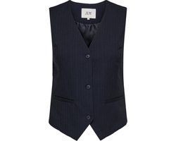 Jacqueline de Yong Gilet Jdyulrikke Waistcoat Pnt 15332681 Sky Captain/pinstripe Dames Maat - L