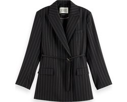 Scotch & Soda LUREX PINSTRIPE DB BLAZER Dames Blazer - Maat M