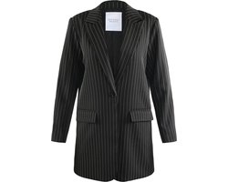 SisterS point Blazer Vagna Bl4 15870 Black Pinstripe Dames Maat - L