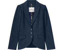 Summum - Blazer - Krijtstreep - Donkerblauw - 36