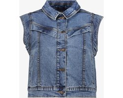 TwoDay dames denim gilet - Blauw - Maat L