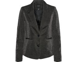 Vero Moda Blazer Vmshali Ls Fitted Shiny Blazer 10318742 Black/silver Lur Dames Maat - W34