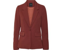 Vero Moda Blazer Vmzamira Ls Slim Blazer Ga Noos 10307224 Fired Brick Dames Maat - S