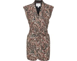 Vero Moda Gilet Vmmable Magda S/l Long Waistcoat Wv 10311652 Fire Whirt/marble Dames Maat - L