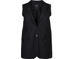 ZIZZI VJULIA, S/L, WAISTCOAT Dames Jas - Black - Maat L (50-52)