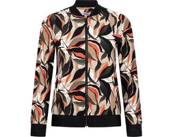 Zoso Blazer Jenny Printed Travel Jacket 244 1190 Redclay/camel Dames Maat - L