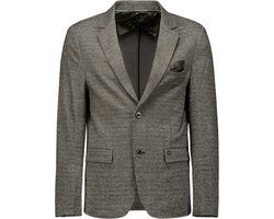 No Excess Mannen Jersey Blazer Met Stretch Zwart 52