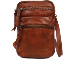 Bear Design Crossbodytas - Cognac