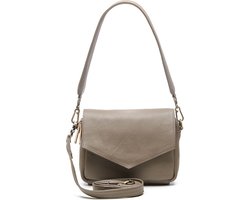 Chabo Bags - Kyara Cross - Crossbody - Leer - Grijs