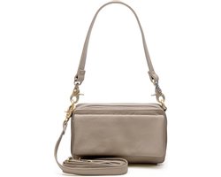 Chabo Bags - Noa Fashion Bag - Schoudertas - Crossbody - Leer - Grijs