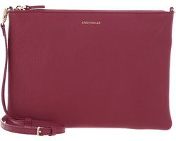 COCCINELLE Leren Schoudertas Best Crossbody Bag Rosewood (rood)paars