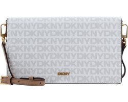 DKNY Schoudertas Handtas Farah Clutch Cream / Cappuccino Veelkleurig