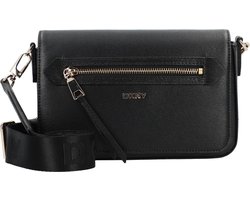 DKNY Schoudertas Schoudertas Bryant Ave Flap Crossbody Bag Blk / Gold Zwart