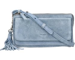 DSTRCT Kleine Crossbodytas / Schoudertas Dames - Leer - Portland Road - Blauw