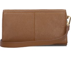 Fred De La Bretoniere Jaana Crossbody Bag Schoudertassen Dames - Cognac - Maat ONESIZE