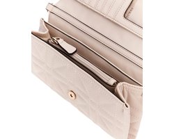 Guess Assia Crossbody Flap Organizer Schoudertassen Dames - Wit - Maat ONESIZE