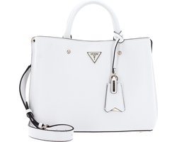 GUESS Handtas Schoudertas Meridian Girlfriend Satchel Stone Crème