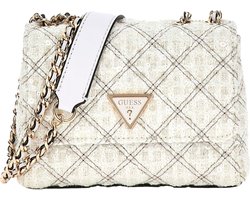 Guess Kleine Crossbodytas / Schoudertas Dames - Giully - Wit