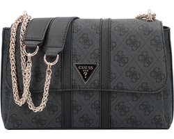 Guess Kleine Crossbodytas / Schoudertas Dames - Noree - Logo Print - Zwart